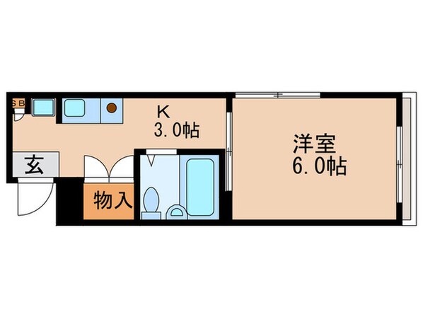 メゾンアライの物件間取画像